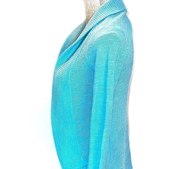Lilly Pulitzer Shrug cardigan Sweater blue Womens Sz XS - Picture 2 of 6